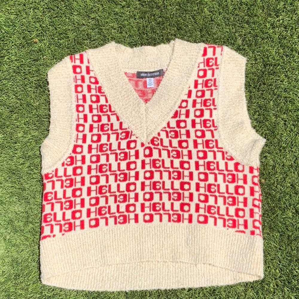 Trendy sweater vest